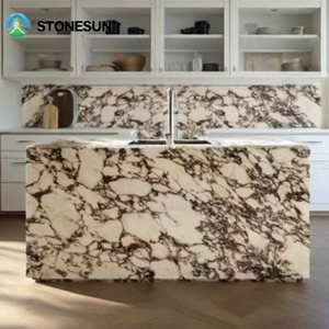 StoneSun moderno Natural Calacatta <span class=keywords><strong>Viola</strong></span> mármol piedra rectángulo consola Calacatta <span class=keywords><strong>Viola</strong></span> mármol para sala de estar interior - Product Image 4