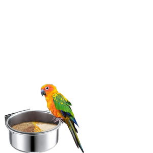 <span class=keywords><strong>Mangeoire</strong></span> à <span class=keywords><strong>oiseaux</strong></span> en acier inoxydable <span class=keywords><strong>anti</strong></span>-morsures et éclaboussures portable suspendu bols et mangeoires pour animaux de compagnie de qualité supérieure pour <span class=keywords><strong>oiseaux</strong></span> - Product Image 5