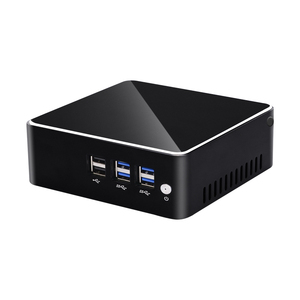 ZOOMWIN Business Mini Pc portátil <span class=keywords><strong>I3</strong></span> 4005U I5 4200U 8USB Chasis negro 4GB 8GB RAM 128GB 256GB SSD Stock Computadora de escritorio barata - Product Image 6