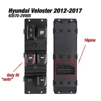93570-2V005 93570-2V0054X Para Hyundai Veloster 2012 2013 2014 2015 2016 2017 Botón de Control del Interruptor del Elevalunas Eléctrico