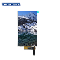Microtech 6 İnç 30 Pin 720x1280 Tam Görüş Açılı MIPI DSI TFT LCD Ekran -20C ila 70C