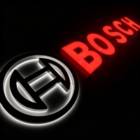Letras Luminosas LED de Resina para Exteriores, Letras Iluminadas LED de Acero Inoxidable Cepillado, Logotipo Comercial Personalizado LED para Centros Comerciales y Talleres Automotrices