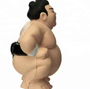 Pelota para apretar de PU personalizada, juguete suave para aliviar el estrés en forma de sumo para promociones, regalos, Impresión de logotipo personalizado, QF Unisex - Product Image 5