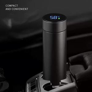 Stainless Steel Smart LED Water Bottles with Digital Temperature Display Coffee Tea Vacuum <b>Flask</b> Leak Proof Travel Mug - Product Image 6