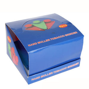 Molino de Tabaco Manual de Plástico con Forma de <span class=keywords><strong>Barco</strong></span> Simple de Gunter Wholesale con Bandeja de Almacenamiento y Carga Fácil - Product Image 6