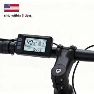 Display Compatto per E-bike per Ciclismo Urbano con <span class=keywords><strong>Computer</strong></span> di Bordo per Velocità e Chilometraggio, Accessorio Leggero per Bici da Strada - Product Image 1