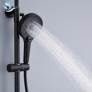 Sang trọng hệ thống vòi hoa sen lượng mưa phòng tắm vòi hoa sen đặt có thể điều chỉnh vòi hoa sen vòi - Product Image 4