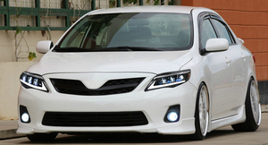 פנס לד קדמי לטויטה קורולה 2010-2013 פנס פגוש קדמי תאורת DRL נהיגה משופרת אביזרי רכב - Product Image 4