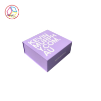Boîte cadeau en papier kraft pliable en gros 2mm d'épaisseur aimant nettoyant pour le visage crème contour des yeux crème pour le visage emballage mat plastification pliable kraft avec remise