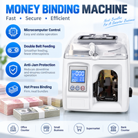 Machine à banderoler les billets de banque, équipement de liassage d'argent multi-scénarios pour les comptoirs de banque, les supermarchés, les bureaux et les commerces de détail