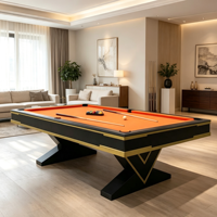 Table à manger moderne en bois massif et ardoise, sur mesure, pour intérieur, 7, 8 ou 9 pieds, qualité supérieure, prix fabricant, best-seller, BLOCK SMART 2026