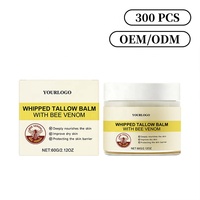 Baume Fouetté au Suif à Succès avec Acide Hyaluronique et Vitamine C – Crème Visage Anti-rides et Raffermissante pour Tous Types de Peau