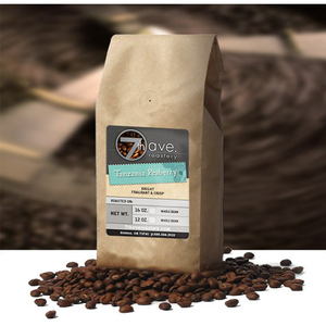 Sac d'emballage Recyclable pour café des émirats <span class=keywords><strong>arabes</strong></span> unis, <span class=keywords><strong>sacs</strong></span> d'emballage en papier kraft à fond plat imprimé personnalisé avec valve - Product Image 4