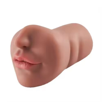 Muñeca de silicona física de acción real, con boca pequeña color trigo, dispositivo famoso, copa de avión, dispositivo famoso de acción real