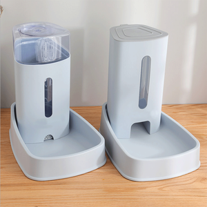 3.8L Eco-friendly Plastic Pet Feeder Dog <strong>Cat</strong> Automatic Water and Food Feeder Dispenser Bowl Grain Storage <strong>Barrel</strong> - Product Image 5