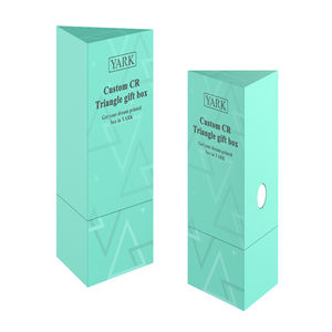 Boîte cadeau triangulaire personnalisée, boîte d'emballage pour cartouche résistante aux enfants avec inserts en EVA - Product Image 2