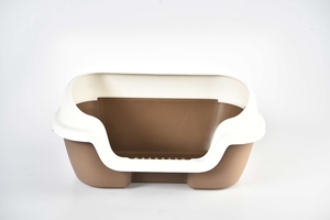 Bac à litière Semi-fermé anti-éclaboussures pour <span class=keywords><strong>chat</strong></span>, boîte en plastique pour animaux de compagnie, grand tamis, boîte à litière pour <span class=keywords><strong>chat</strong></span> - Product Image 4