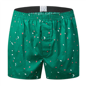 Boxer da <span class=keywords><strong>Uomo</strong></span> in Cotone Traspirante, Stile Estivo alla Moda, Comodi e Senza Cuciture, Antibatterici - Product Image 1