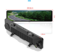 Caméra DVR de voiture à double objectif avec écran tactile WIFI 4K de 11,26 pouces, enregistreur avant et arrière, compatible avec Carplay et Android Auto, dashcam