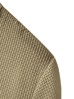 Chemises décontractées pour hommes, chemises à manches courtes à boutons, tissu respirant et élégant, motif uni pour la remise en forme et la course à pied