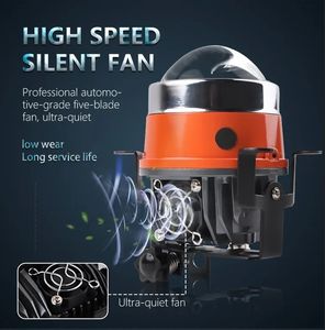 ไฟตัดหมอก LED 3ดวงเลนส์โปรเจคเตอร์เลเซอร์สำหรับ <span class=keywords><strong>g</strong></span> LHD 150W RHD LHD ไฟตัดหมอก LED 12V 6000K เลนส์เลเซอร์สีขาว LED - Product Image 4