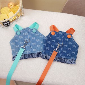 Vêtements pour chien en denim, veste en jean sans manches, design uni écologique pour grands chiens, Teddy, Teckel - Product Image 3