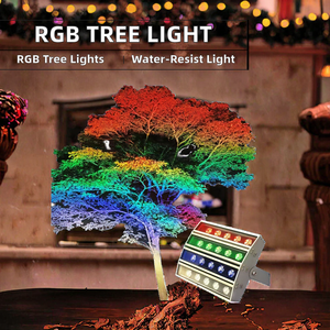 ไฟส่องสว่างกลางแจ้งแบบ RGB สำหรับตกแต่ง<span class=keywords><strong>ต้น</strong></span>ไม้ กันน้ำระดับ IP65 ใช้ไฟ 100-240V เหมาะสำหรับตกแต่งคริสต์มาส ไฟสปอตไลท์สีรุ้ง สำหรับตกแต่งภูมิทัศน์และ<span class=keywords><strong>ต้น</strong></span>ไม้ - Product Image 2