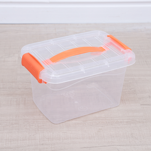 大型プラスチック製収納ボックス蓋付きビン大容量スタック可能コンテナ倉庫ホームまたはクローゼット整理 - Product Image 1