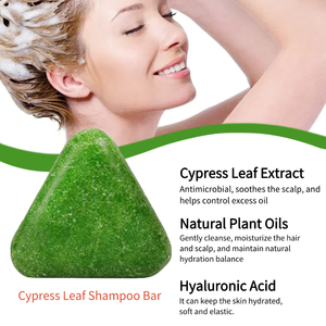 <span class=keywords><strong>Shampoo</strong></span> Naturale in <span class=keywords><strong>Saponetta</strong></span> Triangolare a Prezzo di Fabbrica, Platycladus Usman, per Controllo dell'Oleosità, Lisciante e Anti-Forfora - Product Image 6