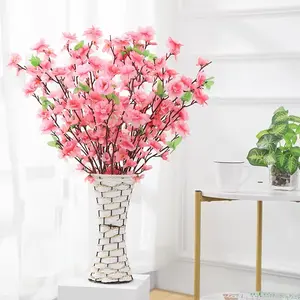 Single Silk Artificial Cherry Blossom Tree Branches Flowers