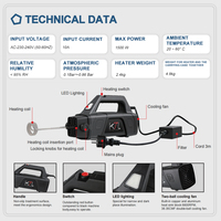 Kit de Machine à clouer et agrafeuse à chaud électrique, 1500w, chauffage par Induction de boulons/Portable PVC ABS, tuyau en plastique, pistolet de soudage pour voiture