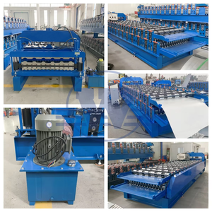 Machine de formage à froid <span class=keywords><strong>pour</strong></span> panneaux de sol, machine de formage à froid <span class=keywords><strong>pour</strong></span> <span class=keywords><strong>tuiles</strong></span> de <span class=keywords><strong>toiture</strong></span>, machine de formage à froid double couche <span class=keywords><strong>pour</strong></span> panneaux de <span class=keywords><strong>toiture</strong></span>, marque WDL, télécommande - Product Image 6