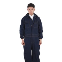 Vêtements de travail personnalisables en coton pur respirant, une pièce, bandes réfléchissantes haute visibilité, vêtements de protection unisexes pour la construction et les mines