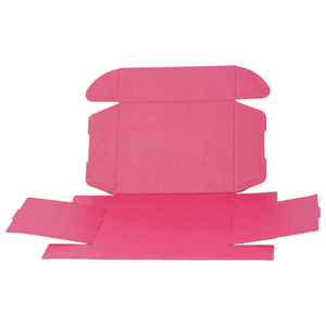 Boîte d'expédition en <span class=keywords><strong>carton</strong></span> personnalisée avec logo <span class=keywords><strong>rose</strong></span> pour les petites entreprises avec emballage en papier ondulé écologique - Product Image 4