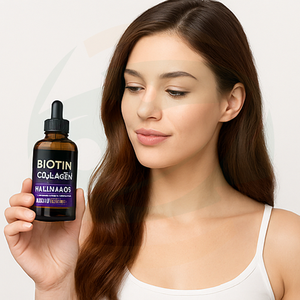 Gocce di Biotina e Collagene OEM, Olio per la Crescita dei Capelli, Vitamina per Capelli, Gocce Liquide di Biotina per Capelli Sani - Product Image 4