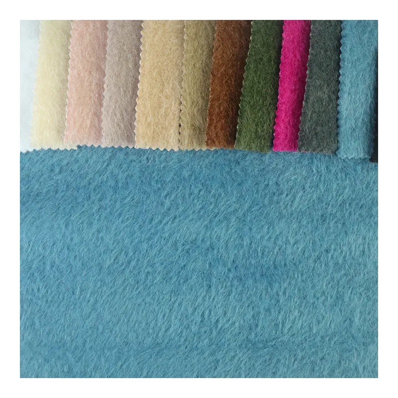 2022 Fall and Winter Longhair Imitation Mink Fleece 100% Polyester Velvet Fabric For Sleepwear
