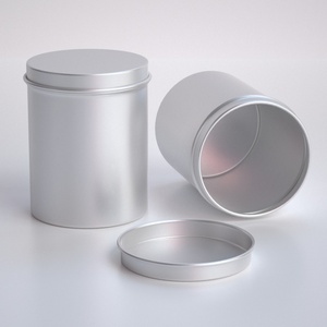 Envase Redondo de Aluminio Personalizado de 750 ml/25 oz para Alimentos en Polvo, Herramientas de Maquillaje, Dulces o Pasteles - Product Image 3