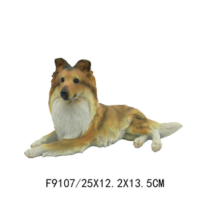 Cadeau de décoration pour animaux de compagnie en résine personnalisée en gros Figurine de chien de <span class=keywords><strong>berger</strong></span> allemand modèle Animal motif Statue de chien ornement à vendre - Product Image 4