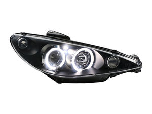 Phare Avant LED Modifié avec <span class=keywords><strong>Feux</strong></span> <span class=keywords><strong>de</strong></span> <span class=keywords><strong>Jour</strong></span> LED pour Peugeot <span class=keywords><strong>206</strong></span> 2004-2008 - Product Image 3