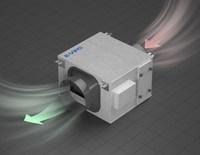Pièces HVAC E-VIPO, purificateur d'air frais pour plafond de salle de sport, système de ventilation PIV unidirectionnel, filtre, ventilateur silencieux pour conduit