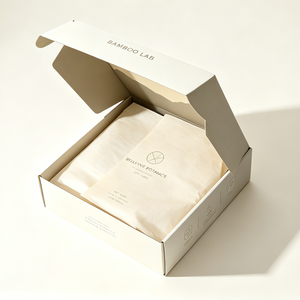 Custom Fit Self-locking Kraft Corrugated Mailer <b>Box</b> Serum Ampoule Shipping <b>Box</b> E Flute Board Partition Insert Beauty Brand - Product Image 2