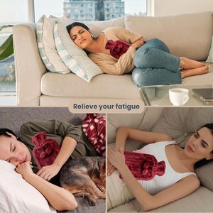 Luxury Faux Fur <b>Hot</b> Water Bottle Cover for 2l Rubber Medical <b>Hot</b> Water Bag for Pain Relief - Product Image 4