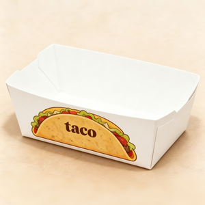 Bandejas de Papel Desechables para Alimentos, Resistentes a la Grasa, para Tacos, Nachos, Comida Mexicana, Comida para Llevar, Contenedor de Comida Rápida - Product Image 3