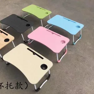 Folding table on the bed Computer table with lift Children's study desk Mini folding study desk Injection molding folding desk