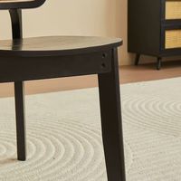 MULIGNA Mobilier de restauration rapide de haute qualité personnalisable, chaise de salle à manger en rotin et bois pour restaurant, cuisine intérieure
