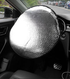 Venta caliente <span class=keywords><strong>parasol</strong></span> de coche personalizado nuevo diseño plegable cubierta de <span class=keywords><strong>volante</strong></span> Universal con protección de visera - Product Image 6