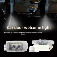 Nouvel éclairage de sol dynamique à LED pour voiture, lumière de bienvenue adaptée aux modèles Toyota, avec projection haute définition à détection de porte