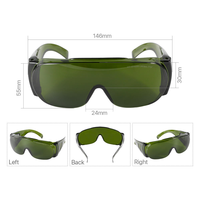 Lunettes de sécurité laser 1064 nm, industrielles, étanches, protection UV, lunettes de protection laser pour soudage et découpe laser