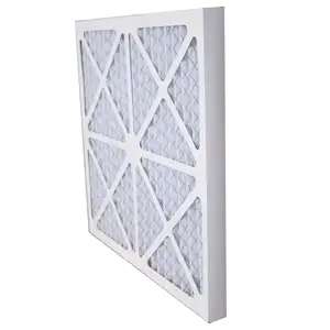 Custom HVAC Air Filter Cardboard Folded Panels AC Furnace filter
