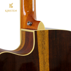 Guitarra Acústica Profesional KIRSTEN CA41-MDQJ de 41 Pulgadas de Alta Calidad, Cuerdas de Cobre Recubiertas, Cromadas - Product Image 3